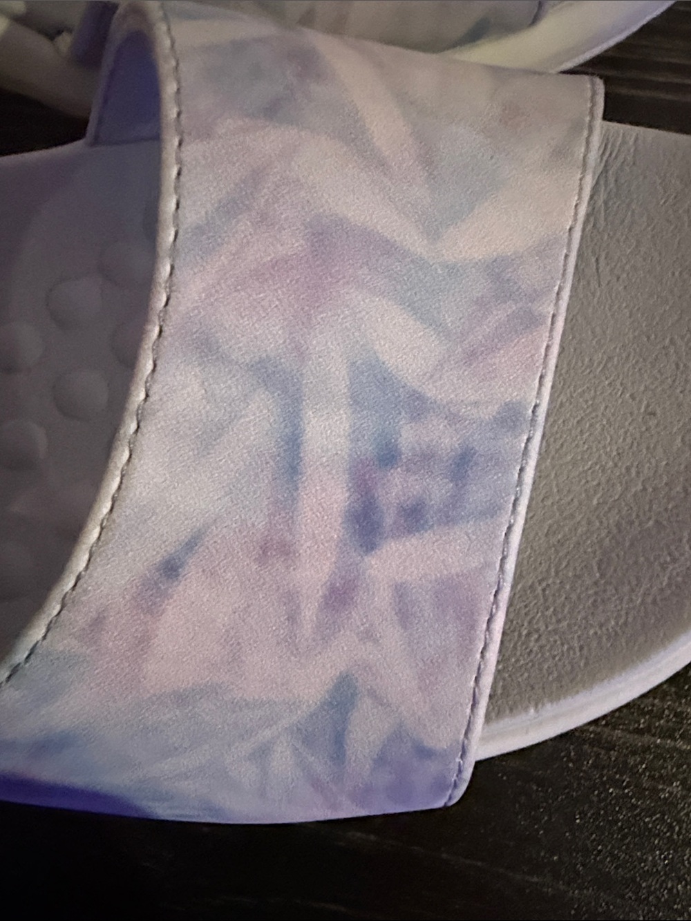 Easy Spirit X Denise Austin Slide Sandals with Pale Pastel Print - Picture 5 of 6